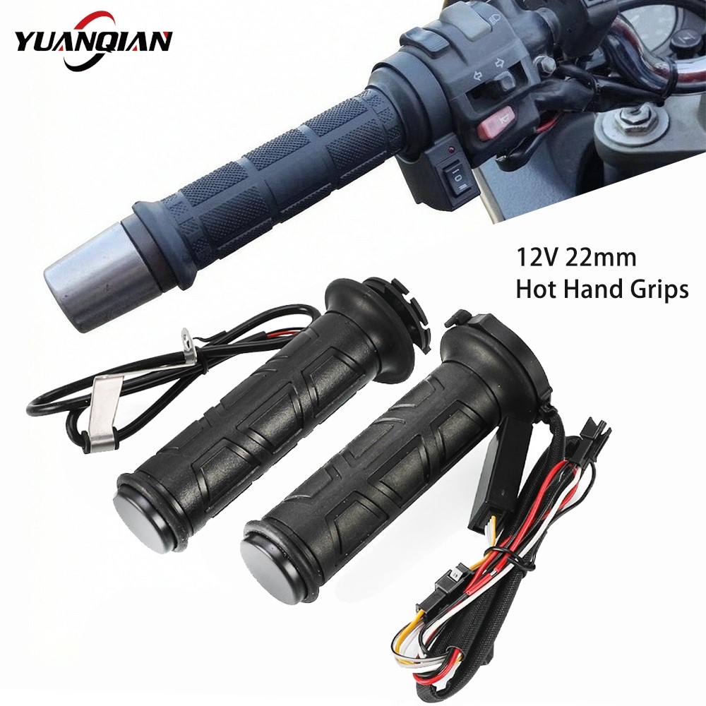 Handlebar Grip Heated - Poignées chauffantes 12V 22mm pour Loncin