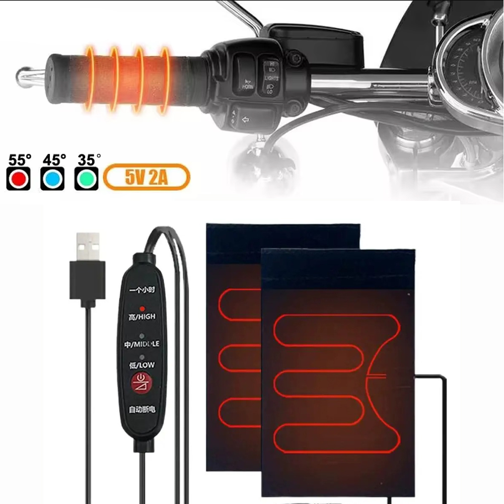 Poignées chauffantes pour moto - Handlebar Grip Heated avis et prix